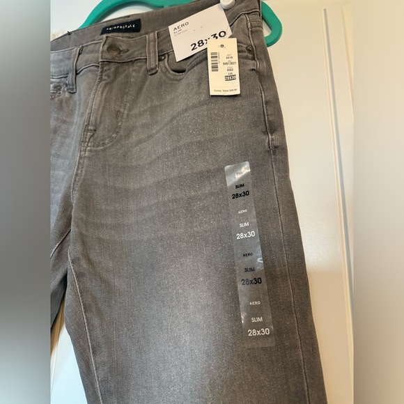 Aeropostale Men’s Grey Slim Jeans - Picture 7 of 12